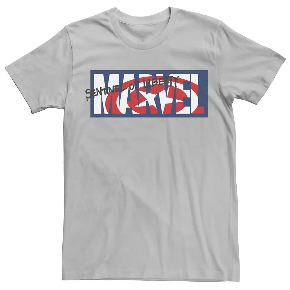 Men's Marvel Captain America Shield Sentinal Of Liberty Logo Graphic Tee,  Product Image