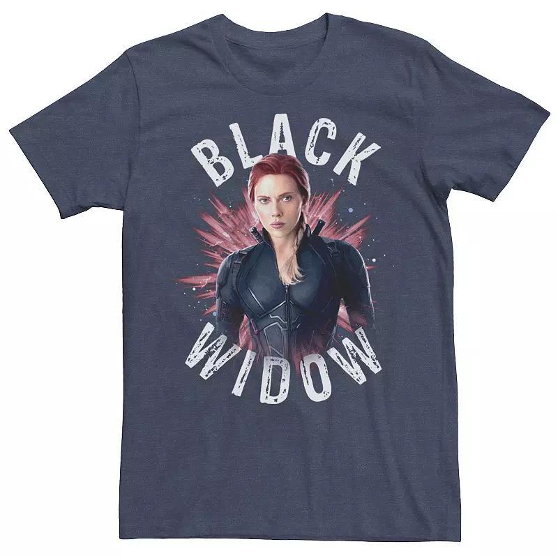 Men's Marvel Avengers Endgame Black Widow Space Poster Tee,  Product Image
