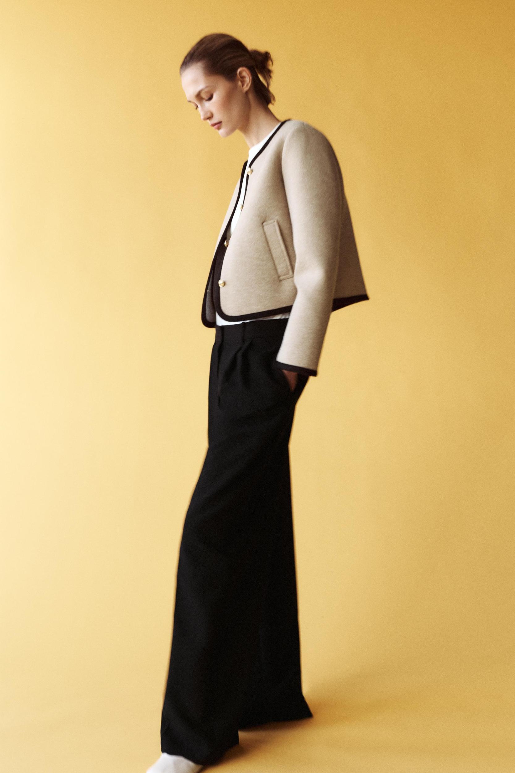 SHORT PIPING JACKET Product Image