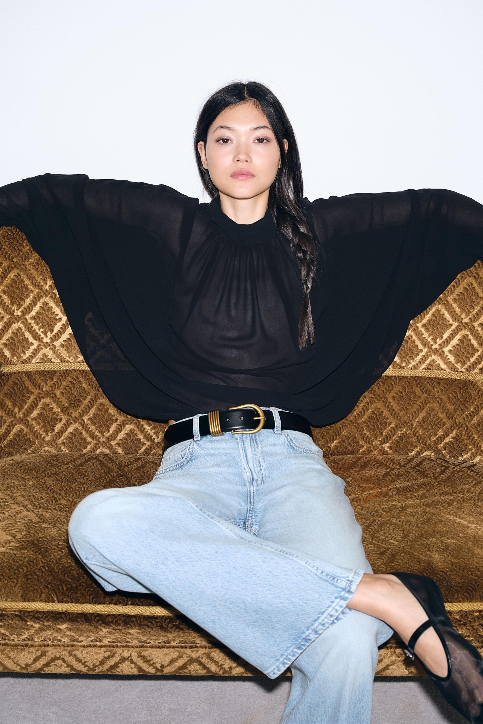 Bleecker High Rise Wide Leg Jeans Product Image