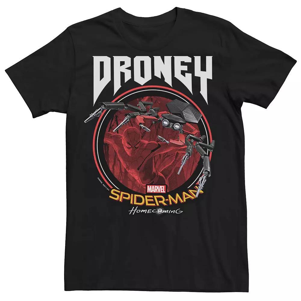 Men's Marvel Spider-Man Homecoming Droney Circle Poster Tee,  Product Image