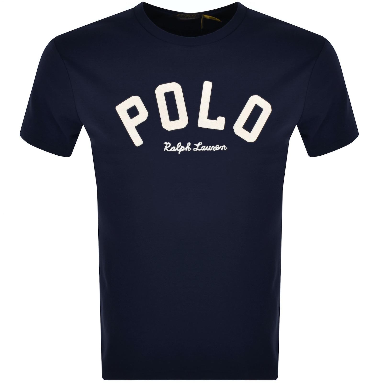 POLO RALPH LAUREN Classic Fit Logo Jersey T-shirt In Navy Product Image