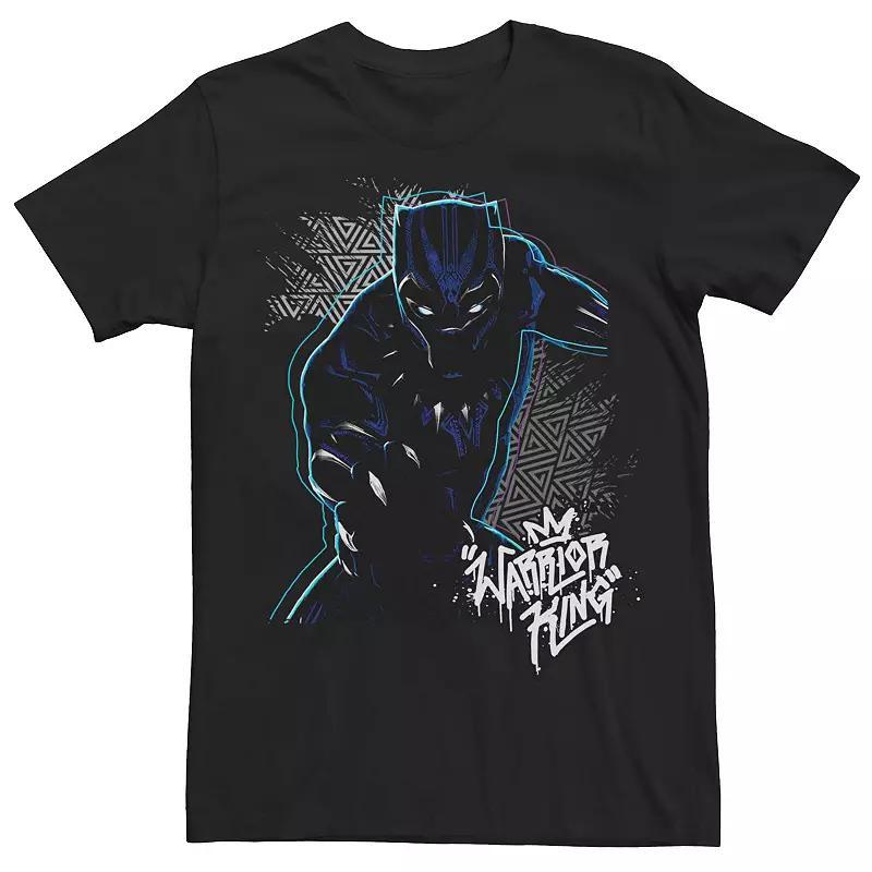 Men's Marvel Black Panther Warrior King Portrait Tee, Size: Large Product Image