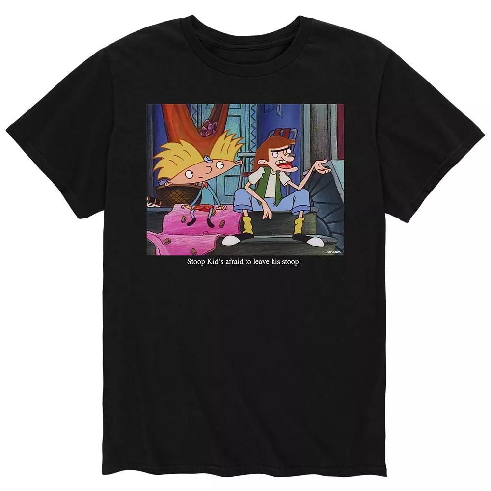 Men's Hey Arnold! Stoop Kid Tee, Size: Large, Black Product Image