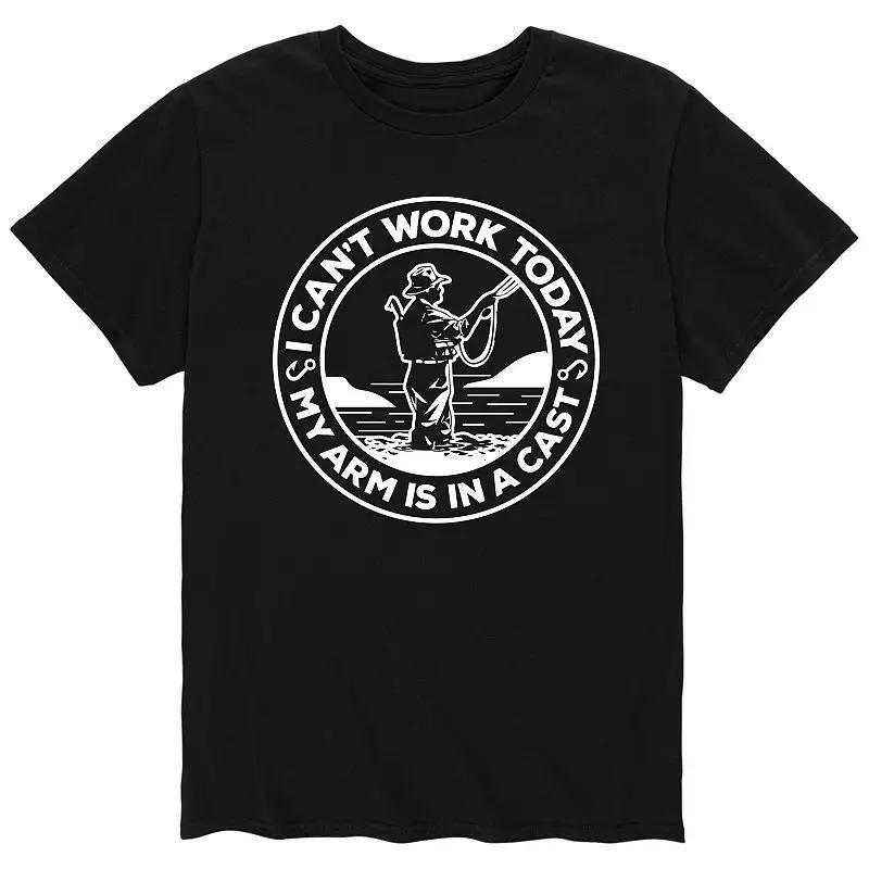 Men's My Arm Is In A Cast Tee, Size: Medium, Black Product Image