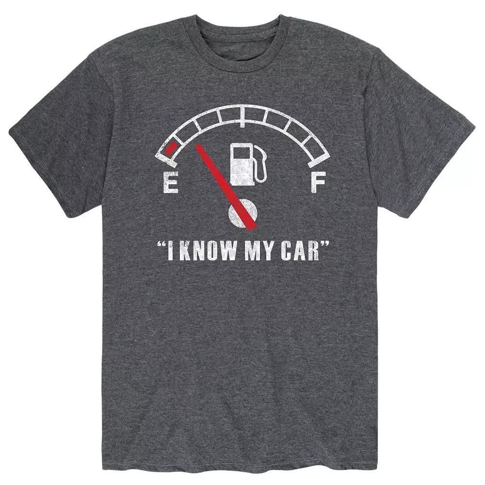 Men's I Know My Car Tee, Size: Large, Heather Grey Product Image