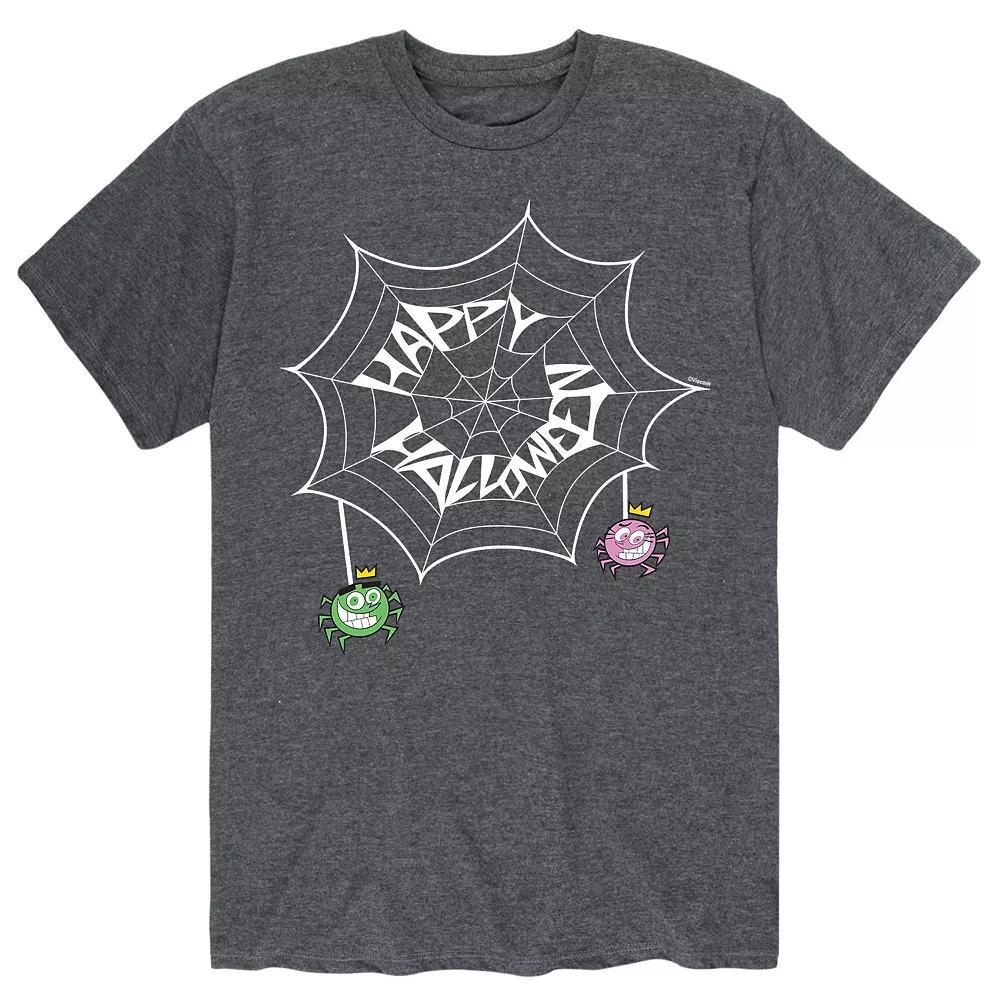 Men's Fairly Odd Parents Happy Halloween Tee, Size: Small, Gray Product Image