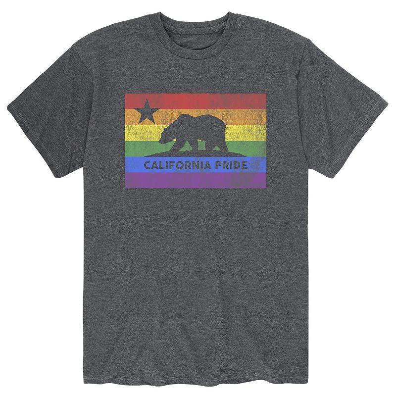 Men's California Pride Tee, Size: Medium, Gray Product Image