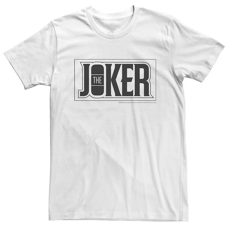 Men's DC Comics Batman Joker Graphic Tee, Size: Large, White Product Image