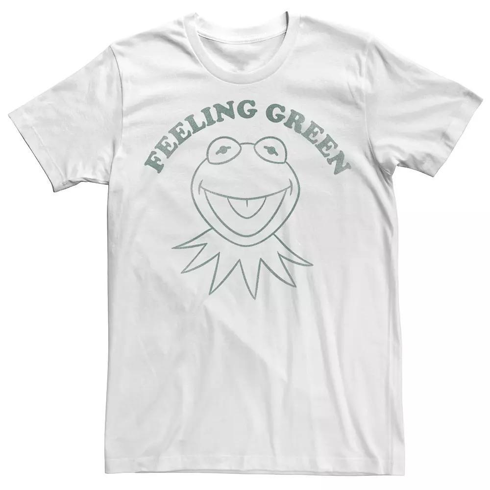 Men's The Muppets Kermit Feeling Green Graphic Tee, Size: Small, White Product Image