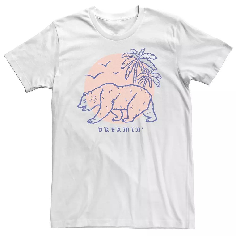 Big & Tall California Bear Dreamin' Sunset Tee, Men's,  Product Image