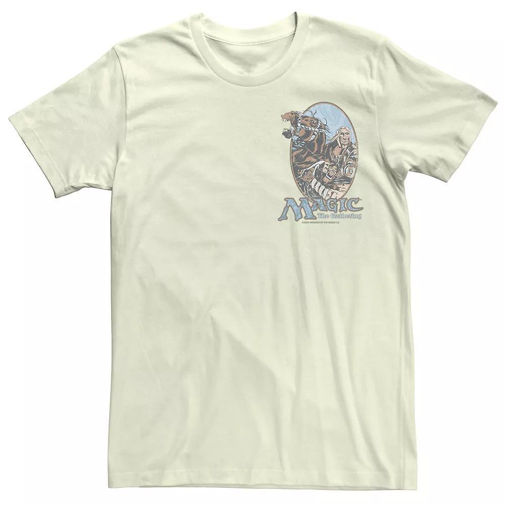 Men's Magic: The Gathering The Fifth Left Chest Tee, Size: 3XL, Natural Product Image