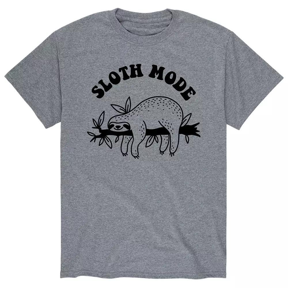 Men's Sloth Mode Tee, Size: XXL, Gray Product Image