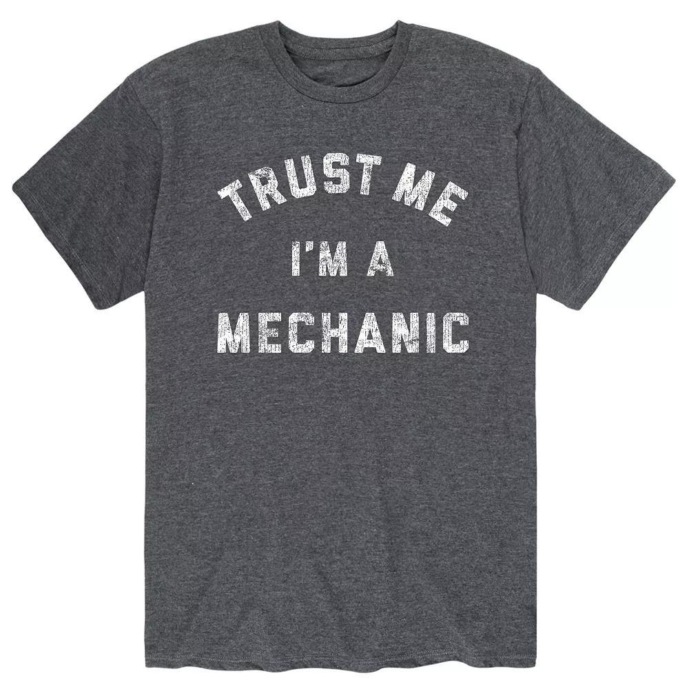 Men's Trust Me I'm A Mechanic Tee, Size: XXL, Grey Blue Product Image