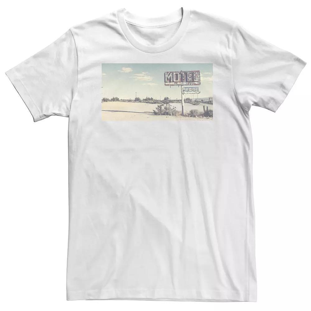 Big & Tall Trendy Desert Motel Tee, Men's, Size: 3XL, White Product Image