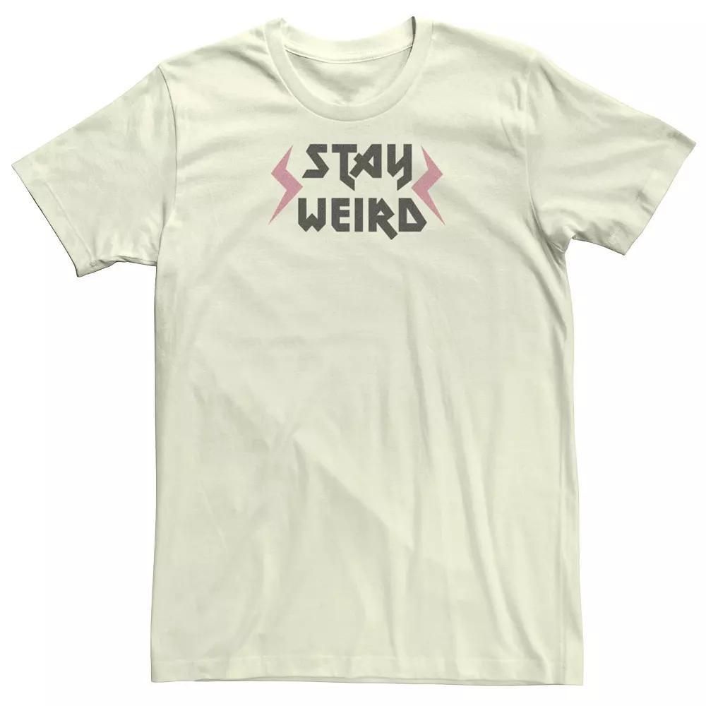 Men's Stay Weird Tee, Size: 3XL, Natural Product Image