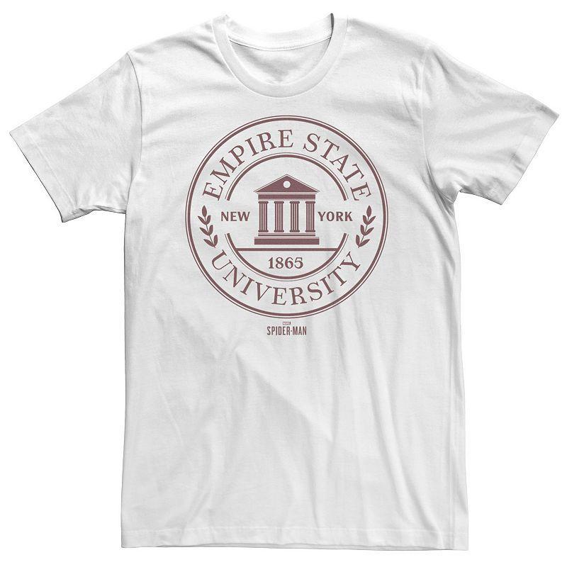 Big & Tall Marvel Spider-Man Game Empire State Tee, Men's, Size: 3XL Tall, White Product Image