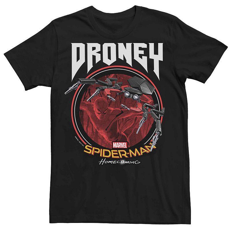Men's Marvel Spider-Man Homecoming Droney Circle Poster Tee,  Product Image