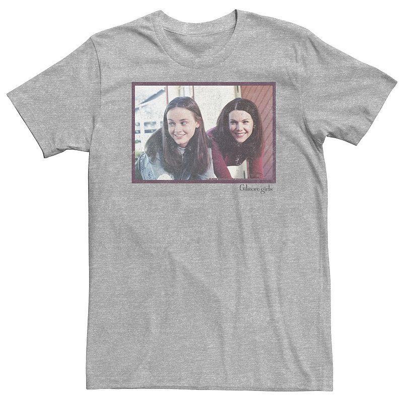 Big & Tall Gilmore Girls Rory & Lorelai Portrait Tee, Men's, Size: 2XLT, Athletic Grey Product Image