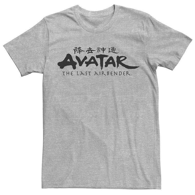 Men's Nickelodeon Avatar The Last Airbender Logo Tee, Size: Small, Athletic Grey Product Image