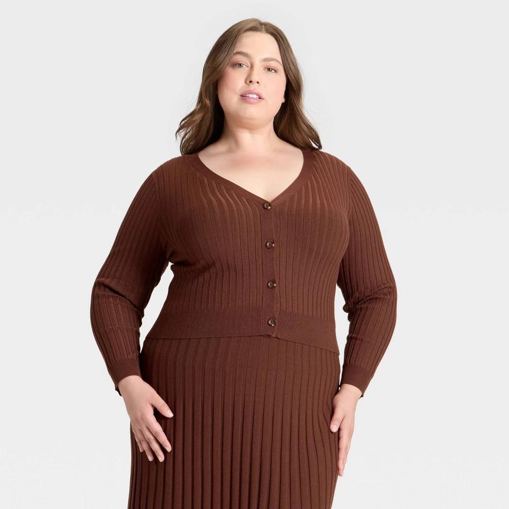 Women's Button-Front Cardigan - A New Day™ Product Image