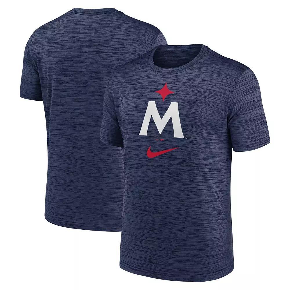 Men's Nike Navy Minnesota Twins 2023 Logo Velocity Performance T-Shirt,  Product Image