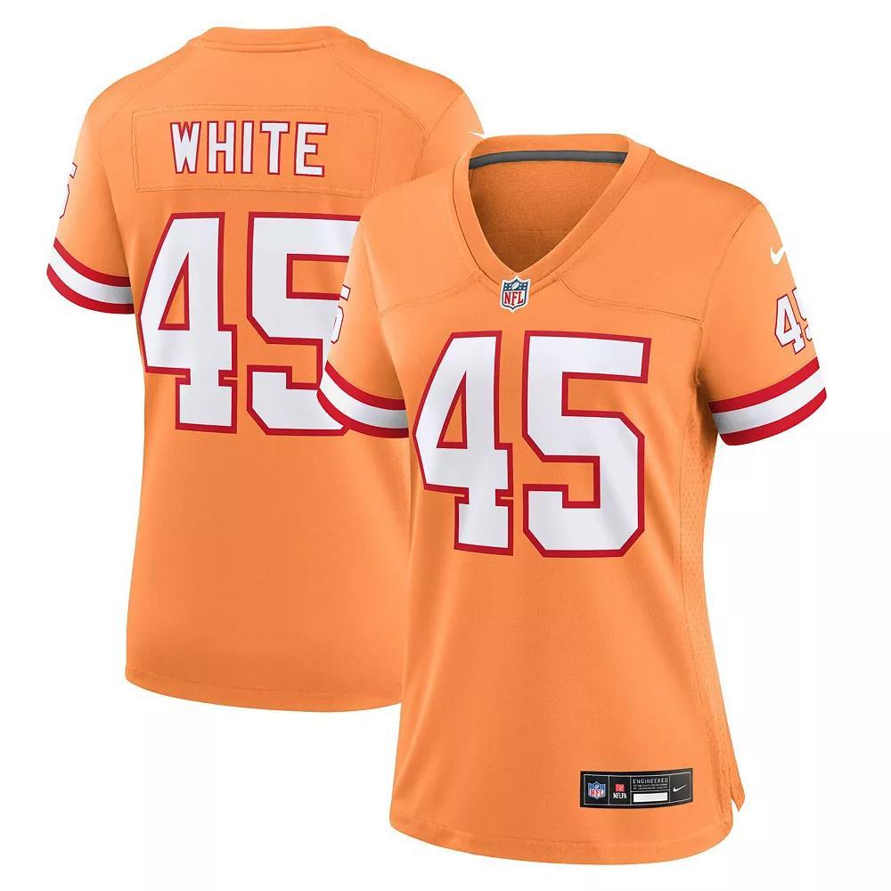 Women's Nike Devin White Orange Tampa Bay Buccaneers Player Jersey, Size: Medium Product Image