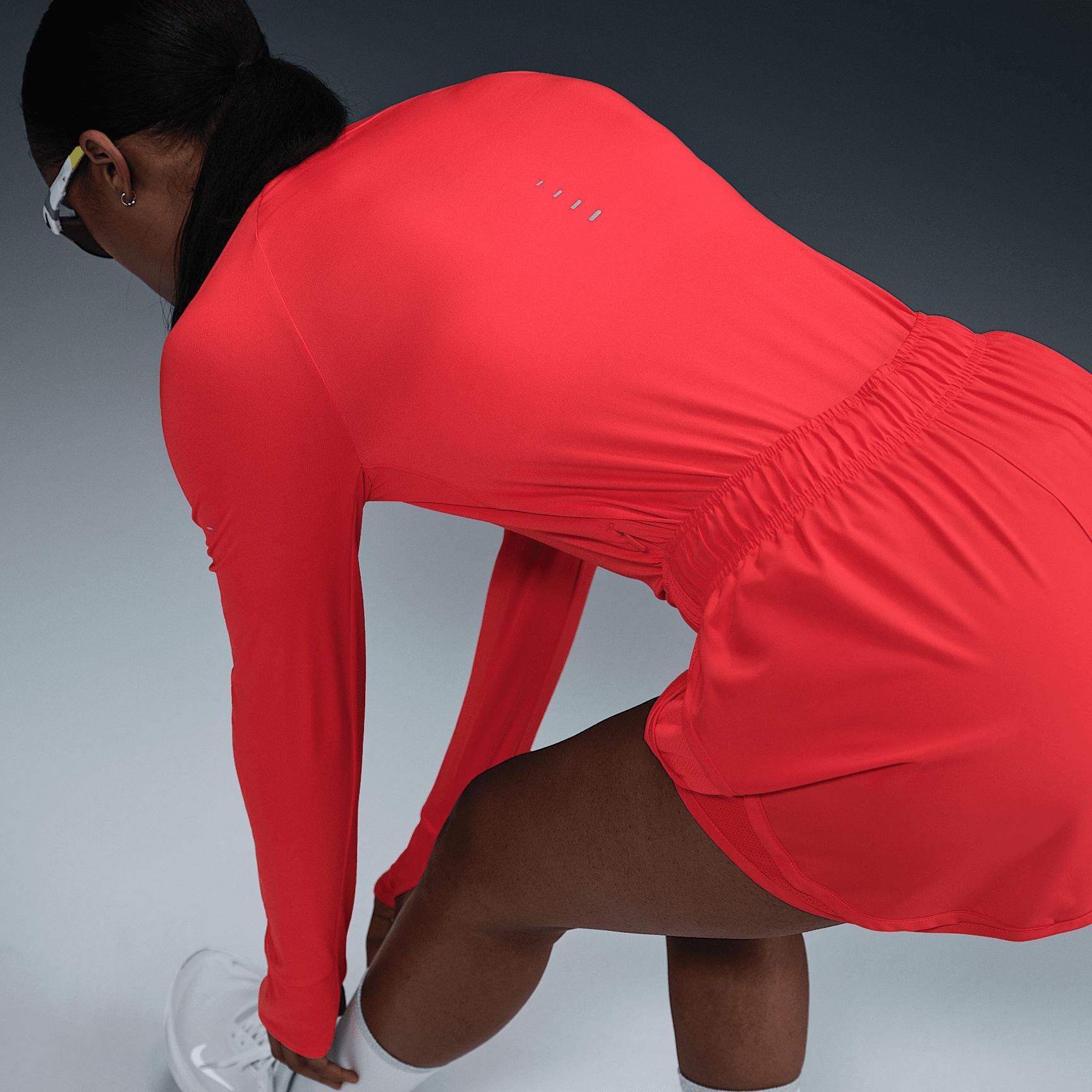 Nike Womens Swift Dri-FIT UV Long-Sleeve Crew-Neck Running Top | HQ0503-010 Product Image