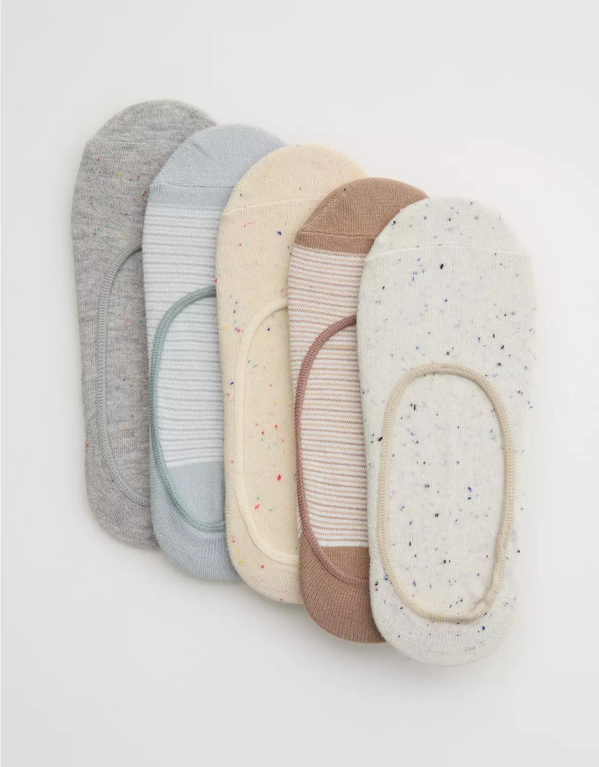 Aerie No Show Sock 5-Pack Product Image