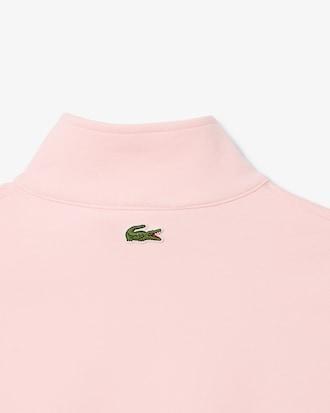 High Neck Zip-Up Print Sweatshirt Product Image