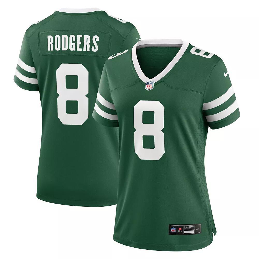 Women's Nike Aaron Rodgers Legacy Green New York Jets Game Jersey, Size: XL Product Image