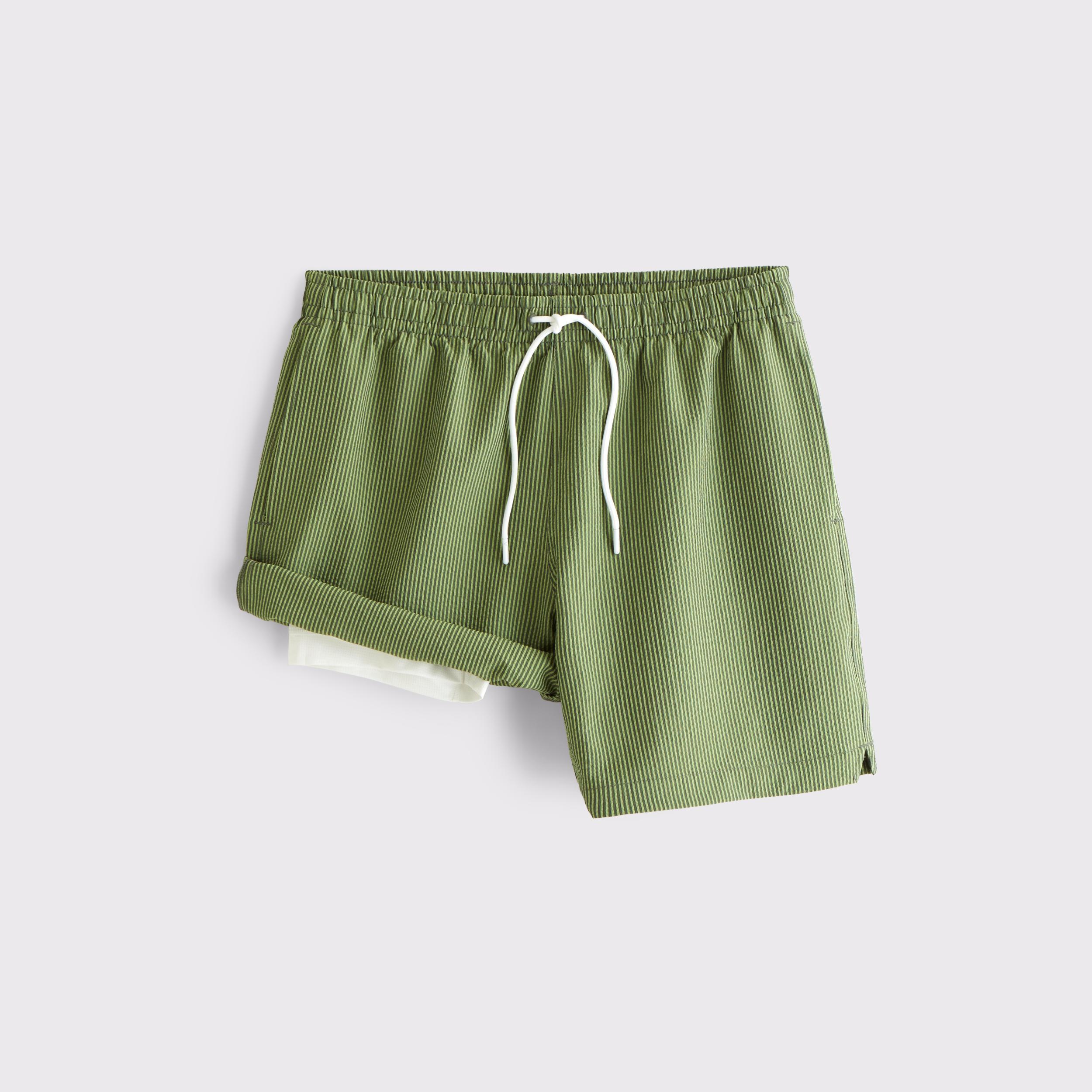 Pull-On Seersucker Swim Trunk Product Image