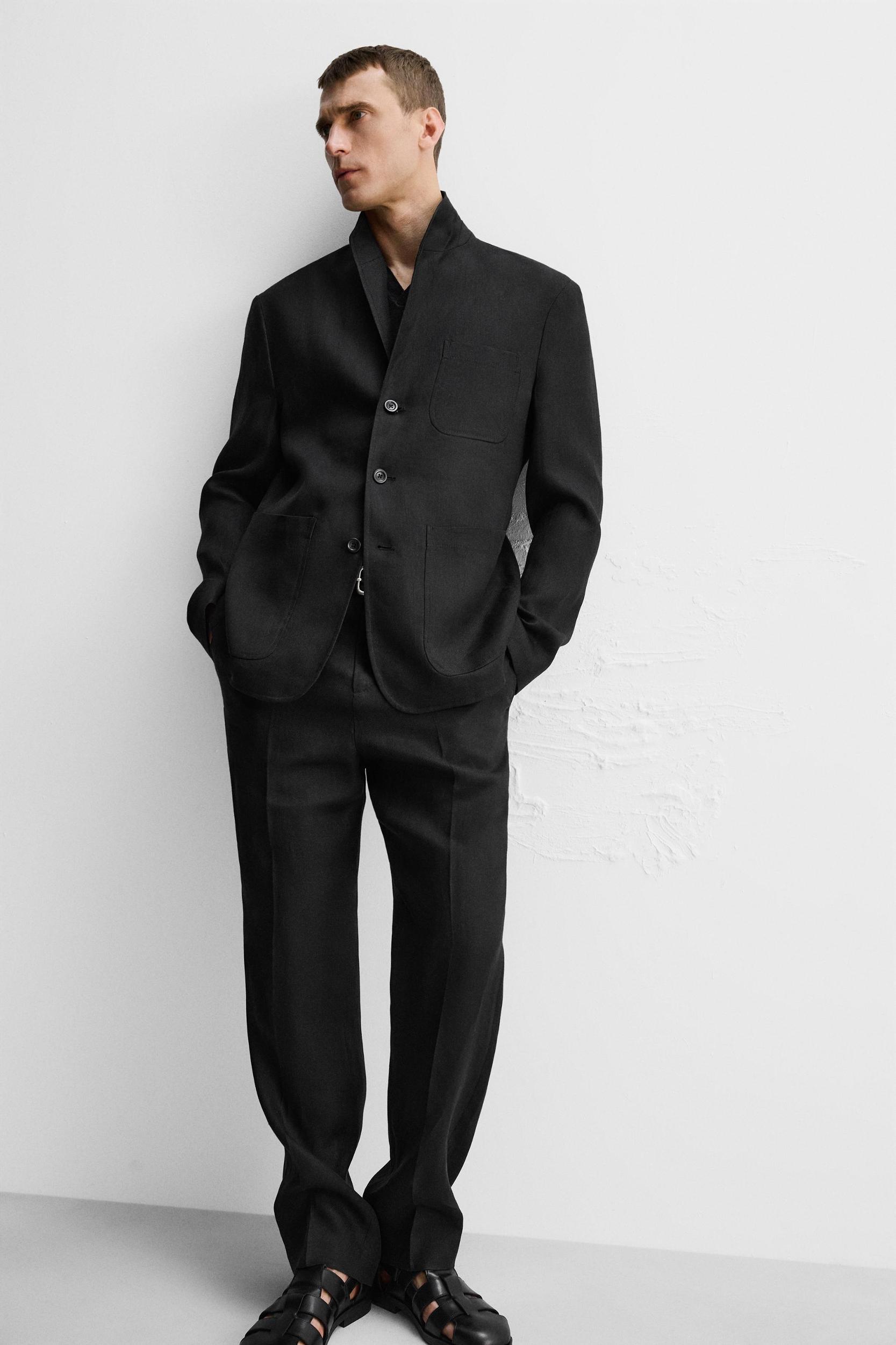 LIMITED EDITION 100% LINEN SUIT PANTS Product Image