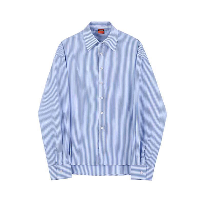 RT No. 2156 OVERSIZE STRIPED COLLAR SHIRT Product Image