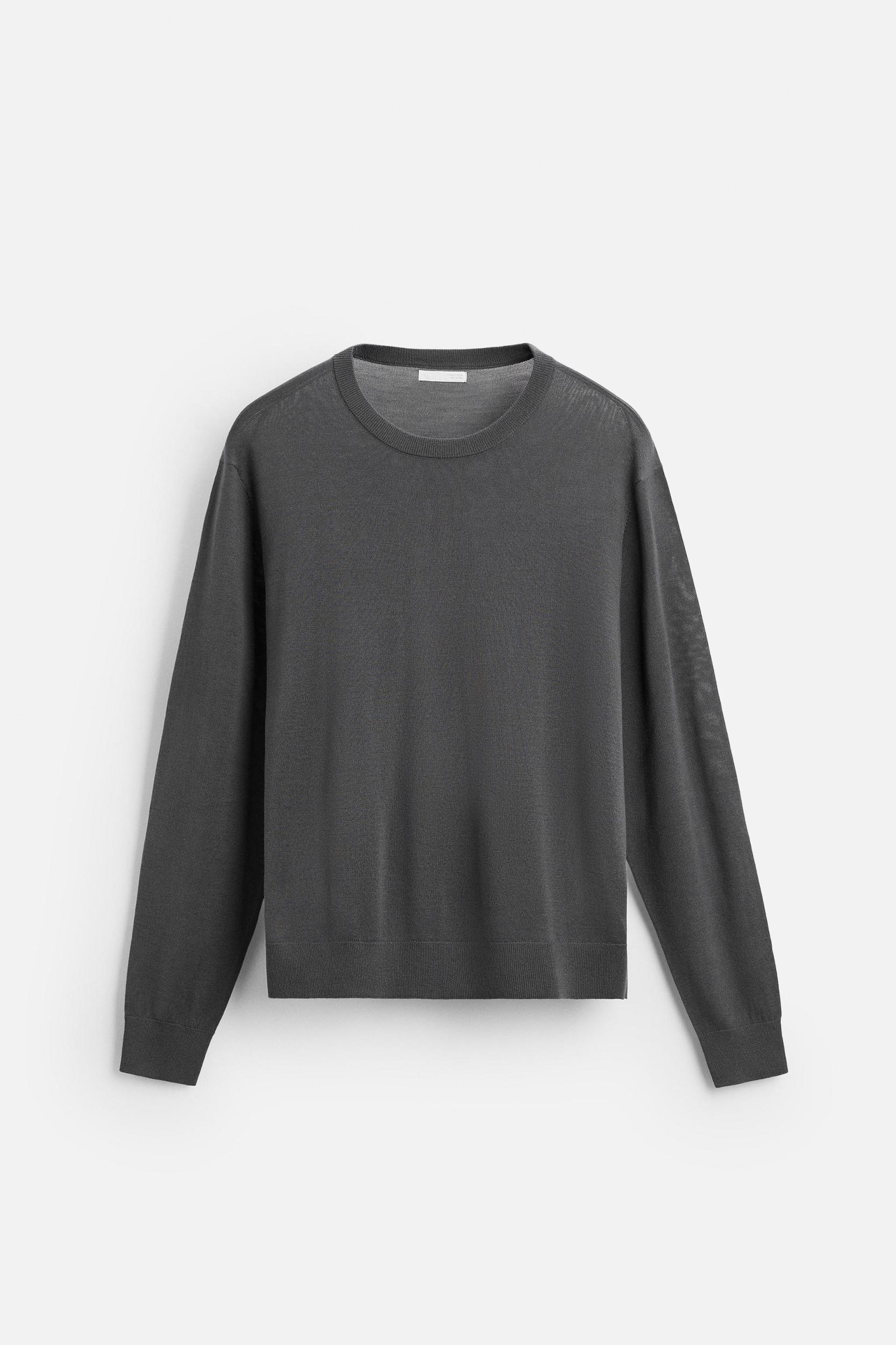 MERCERIZED WOOL SWEATER Product Image