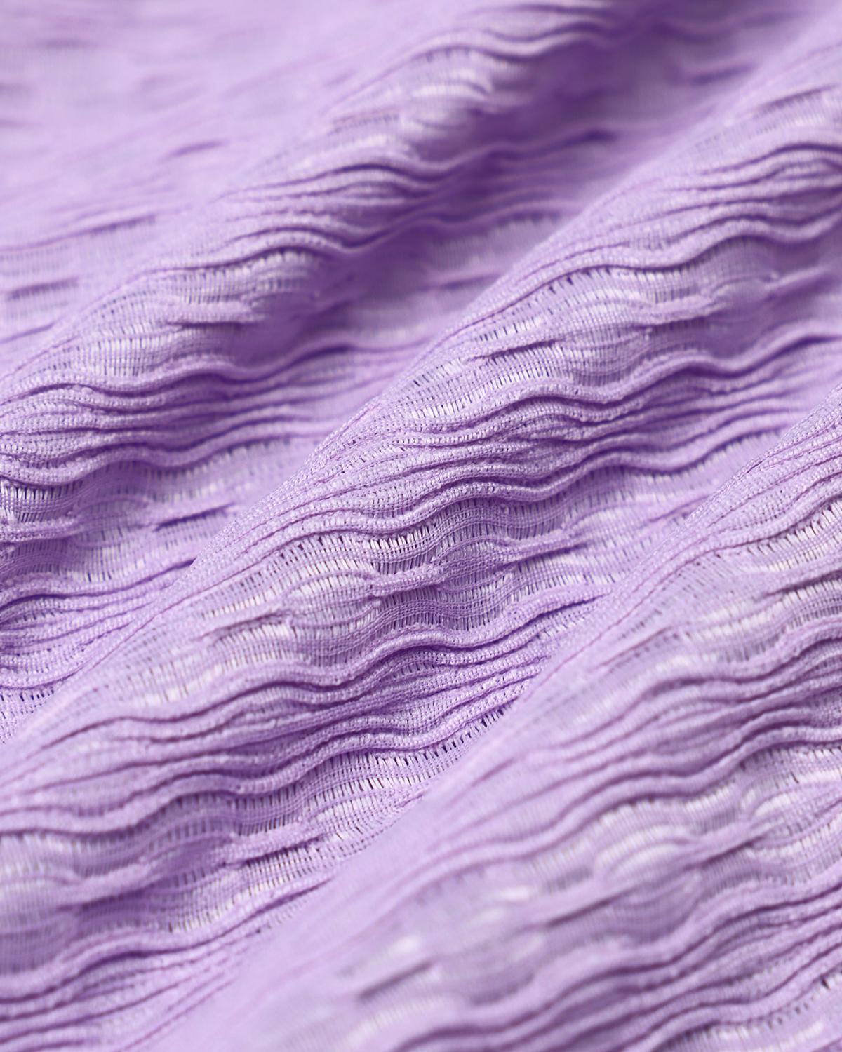 Purple Ruched V-Neck Tankini Swimsuit Product Image