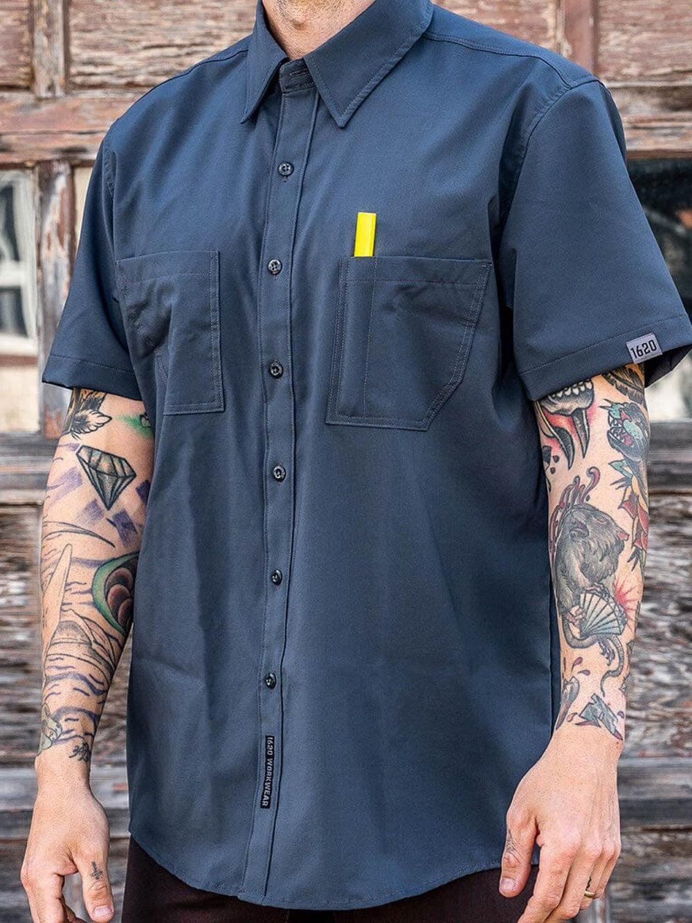 Made in L.A. Jersey Full-Placket Polo Product Image