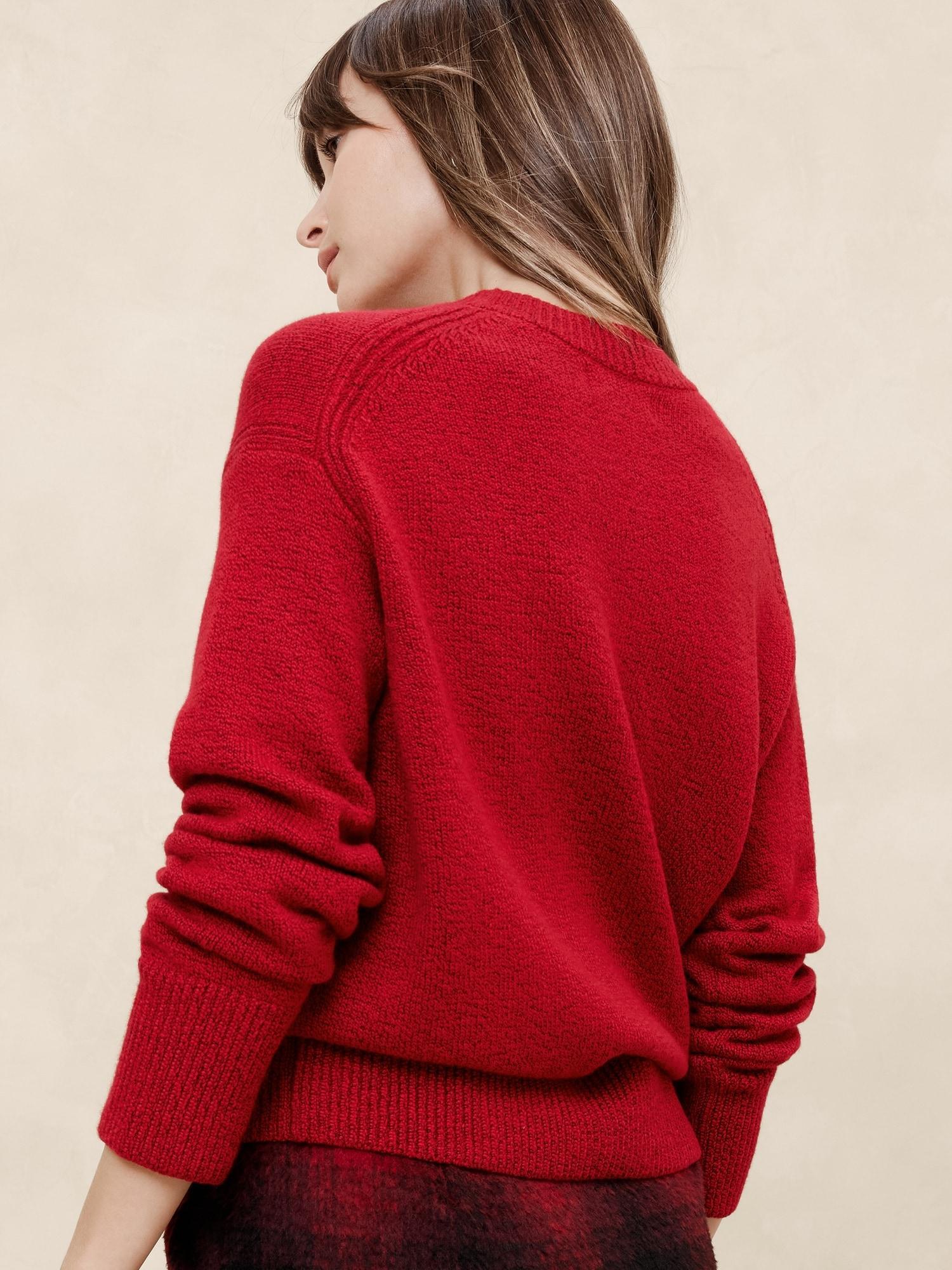 Cozy Shimmer Pullover Sweater Product Image