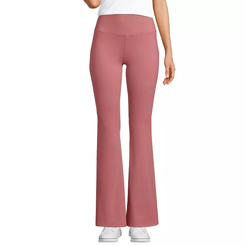 Women's Lands' End Active High Impact High-Rise Slim Flare Pants,  Product Image