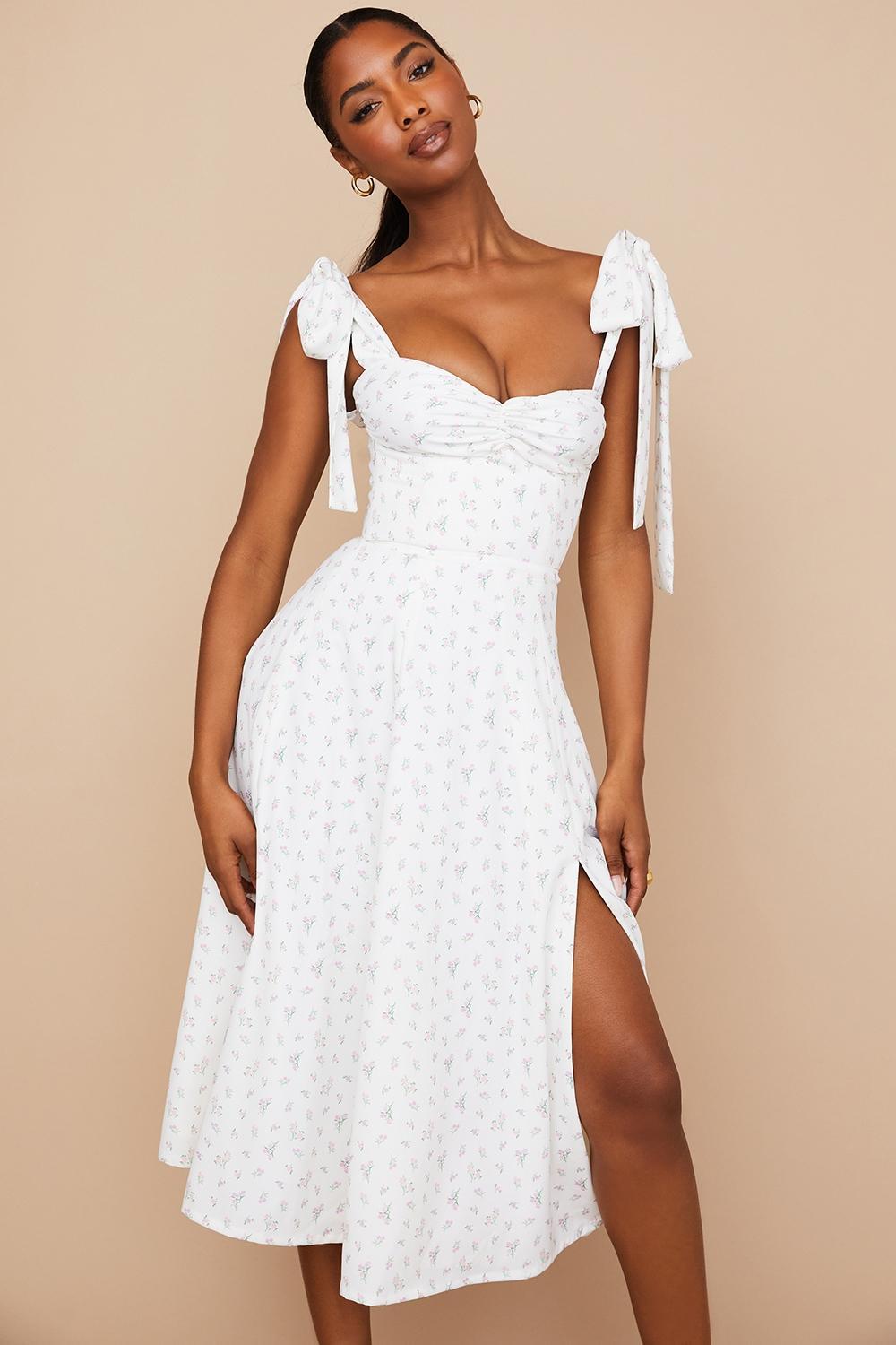 Alicia White Floral Midi Sundress Product Image