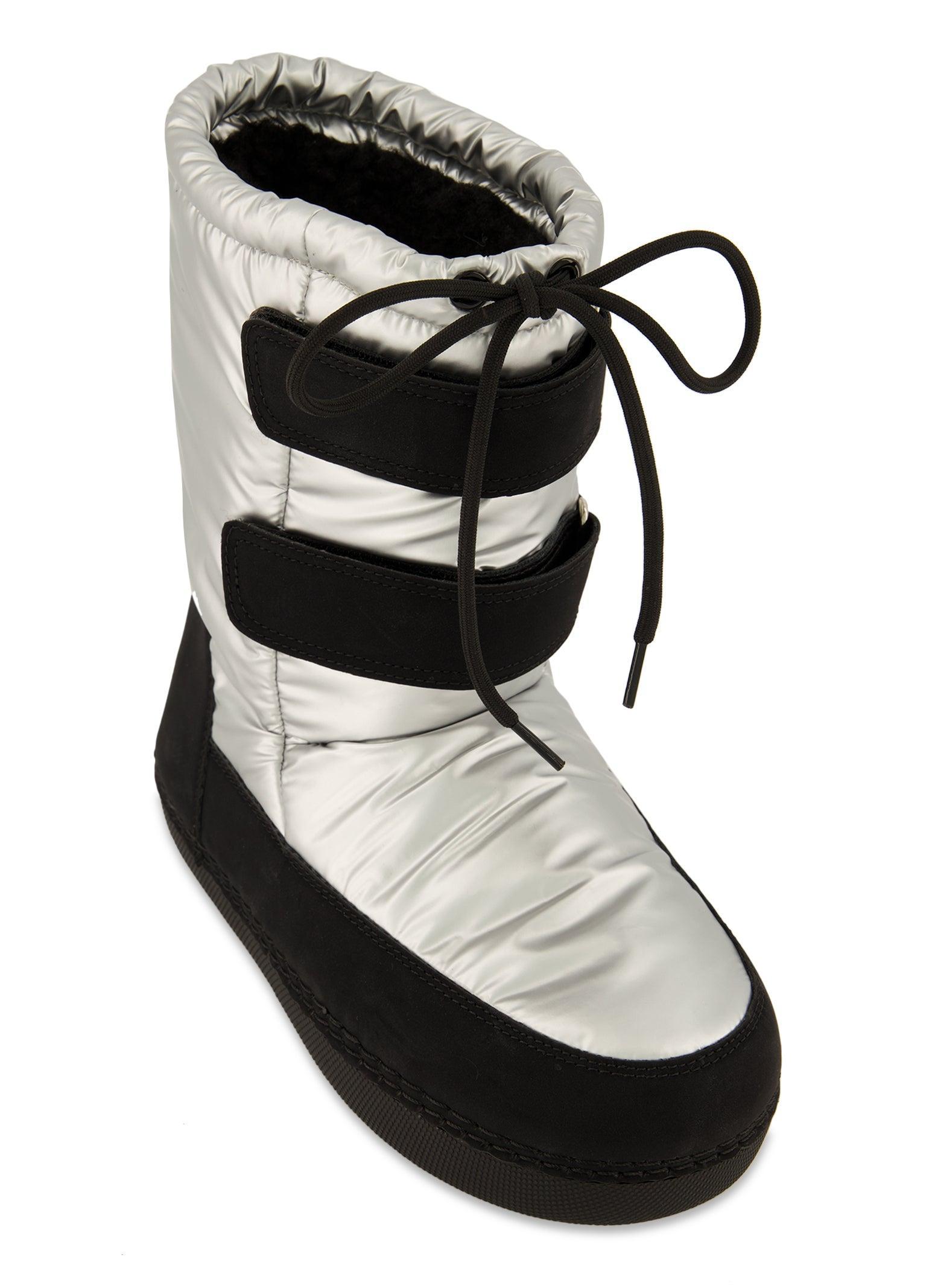 Womens Weatherproof Velcro Puffer Booties Product Image