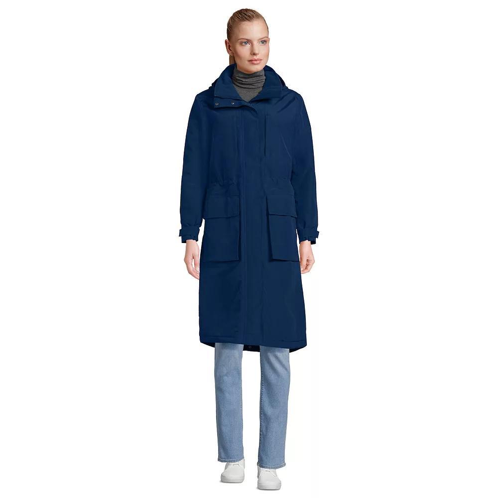 Petite Lands' End Squall Waterproof Insulated Winter Stadium Maxi Coat, Women's,  Product Image