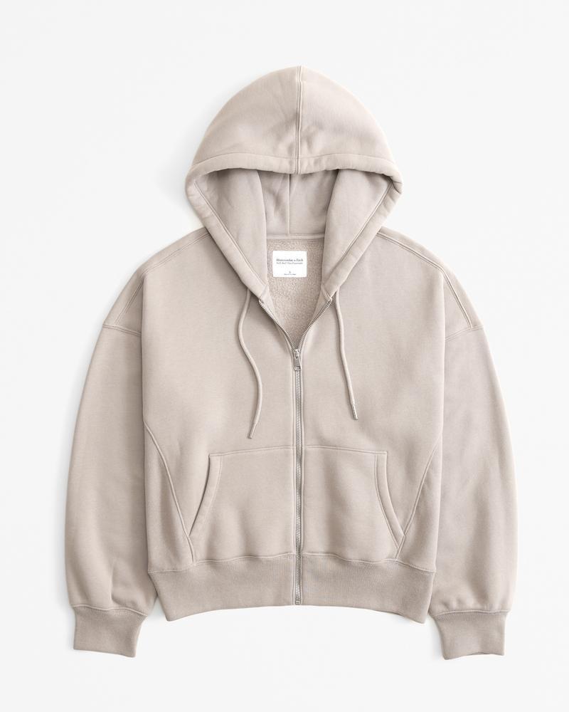 Essential Ribbed Sunday Hooded Full-Zip Product Image