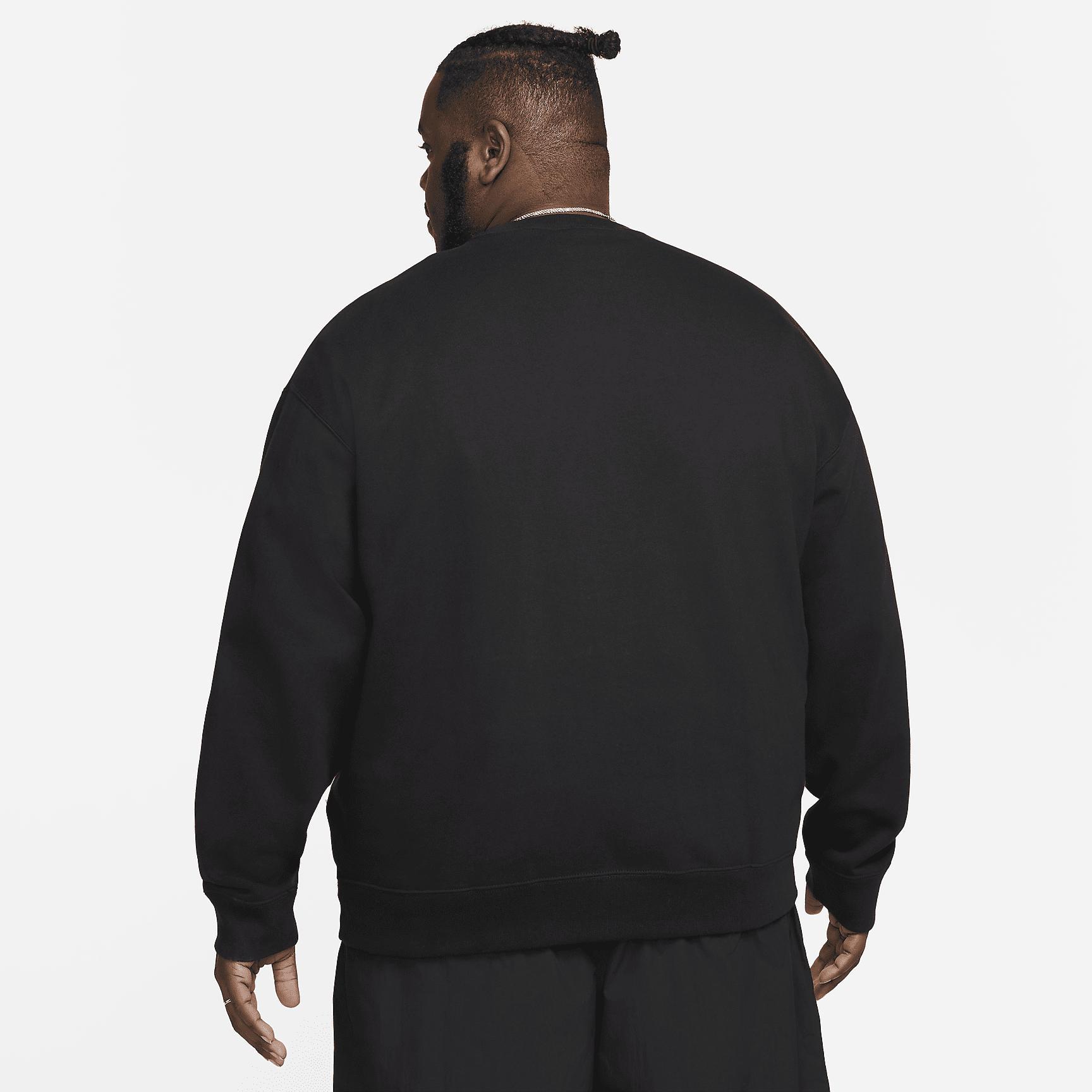 Nike Mens Solo Swoosh Fleece Crew | DX1361-010 Product Image