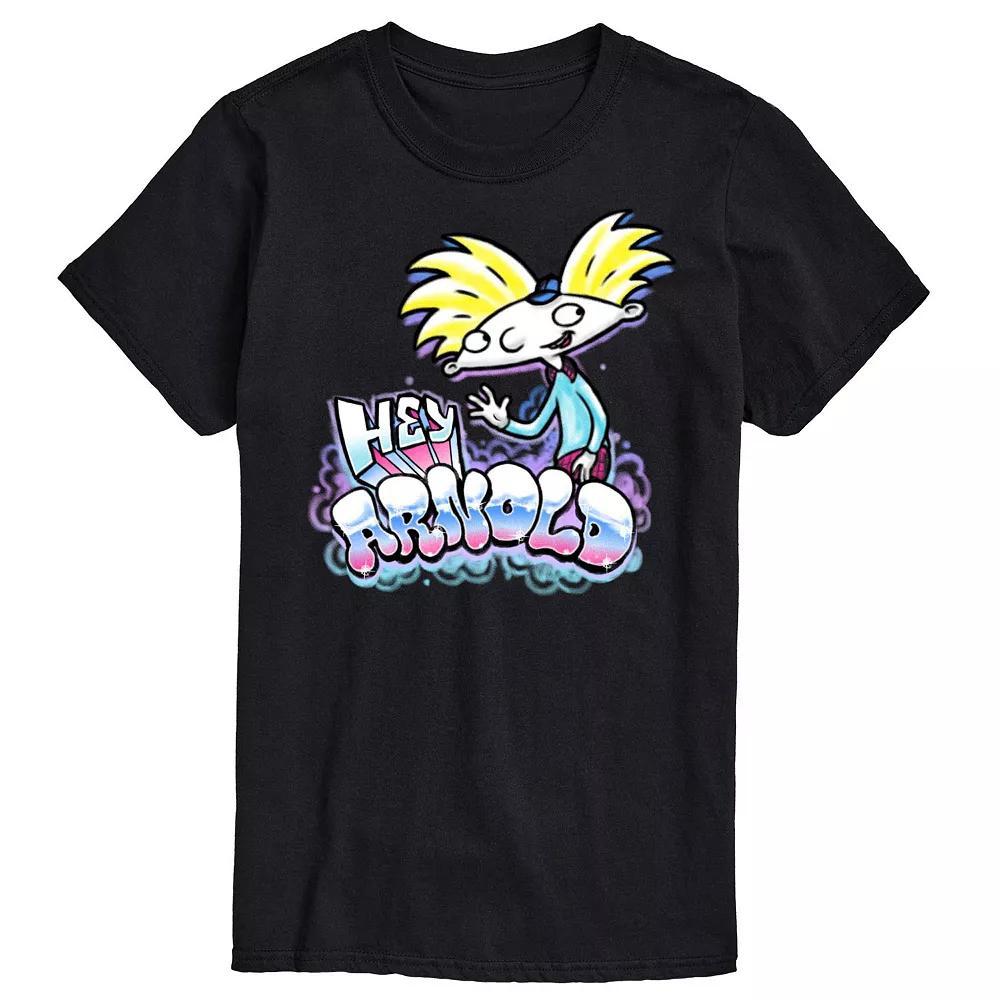 Big & Tall Hey Arnold! Airbrush Arnold Portrait Graphic Tee, Men's,  Product Image