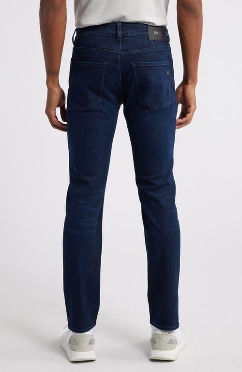 HUGO BOSS Delaware Slim-fit Jeans In Slubby Super-stretch Denim In Medium Blue 426 Product Image