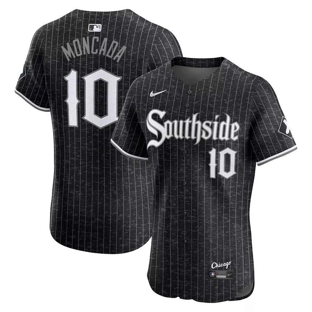 Mens Nike Yoan Moncada Chicago White Sox City Connect Elite Player Jersey Product Image