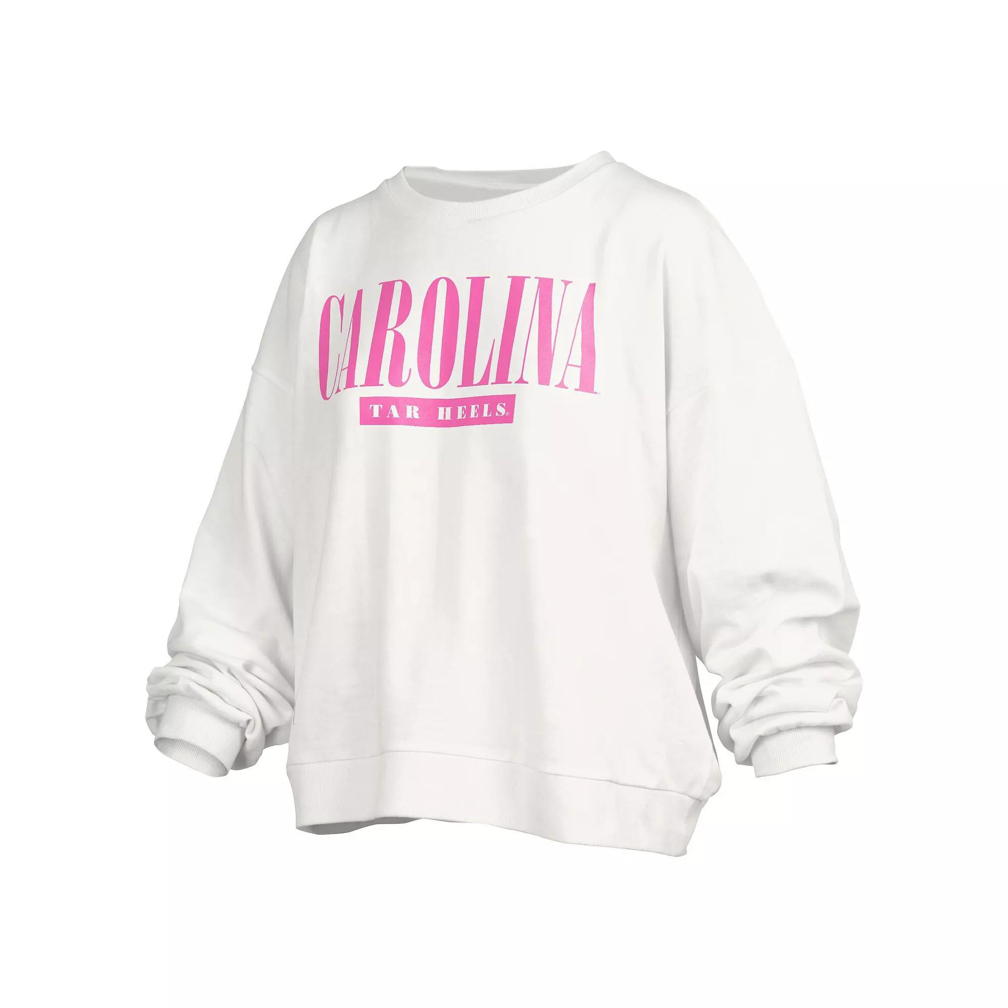 Women's Pressbox White North Carolina Tar Heels Sutton Janise Waist Length Over Product Image