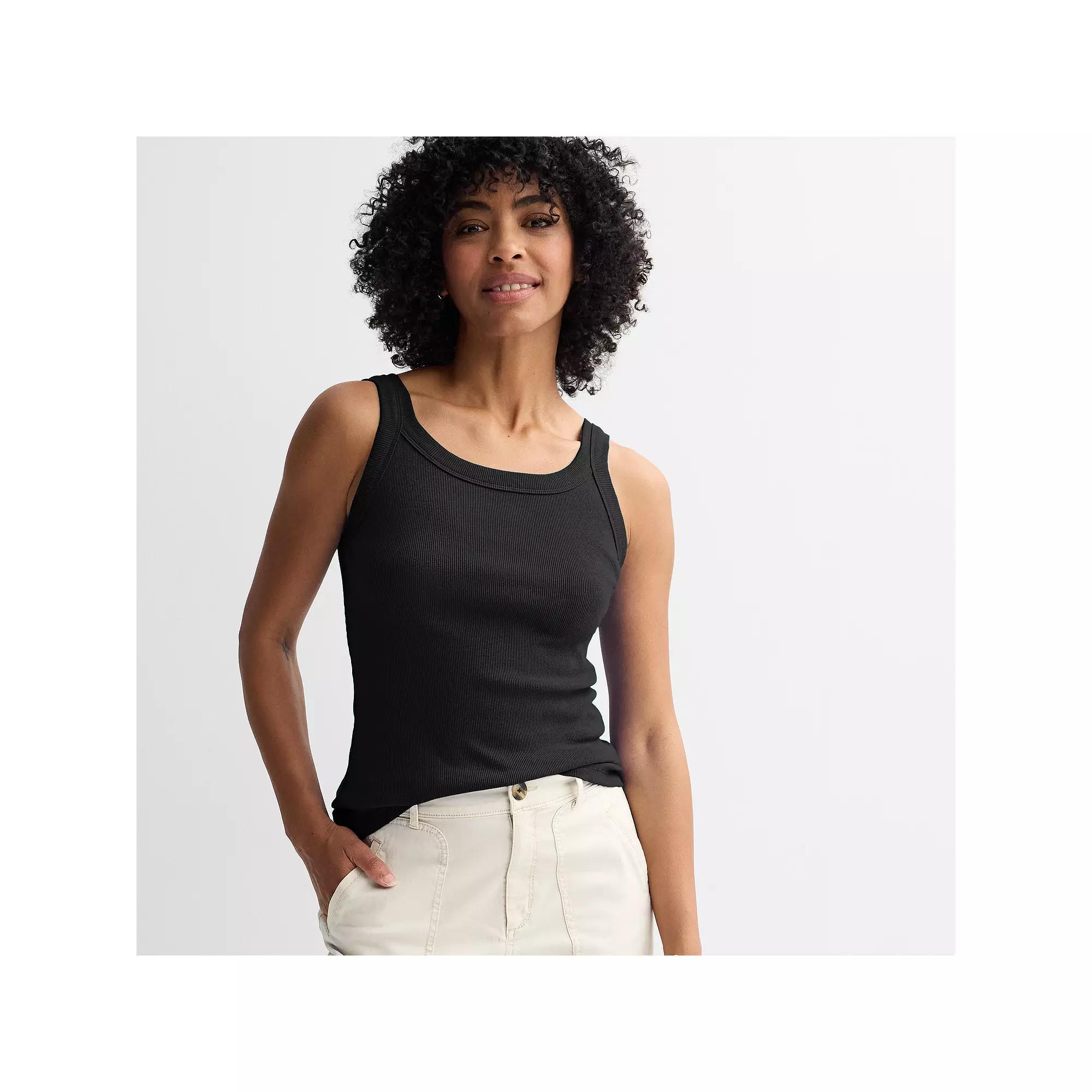 Women's Sonoma Goods For Life® Double Scoop Tank Top,  Product Image