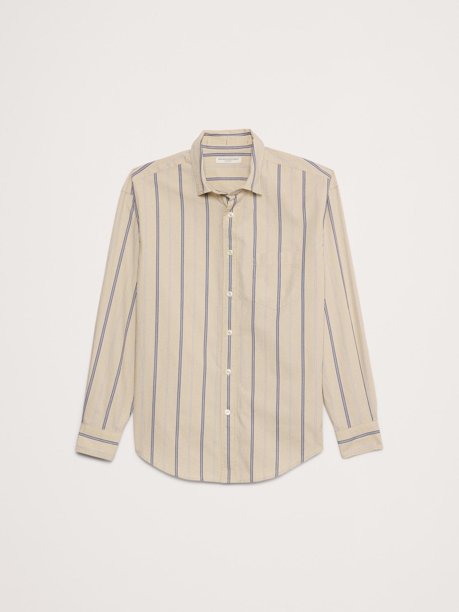 Relaxed-Fit Washed Cotton Poplin Shirt Product Image